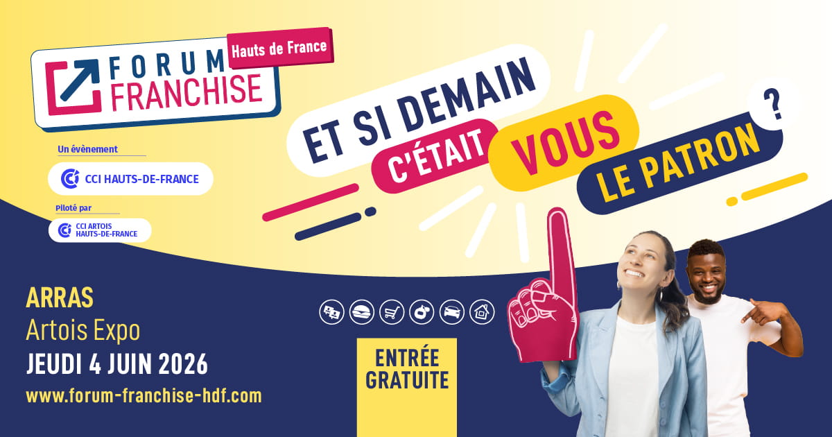 Salon de la franchise à Arras le 4 juin 2026
