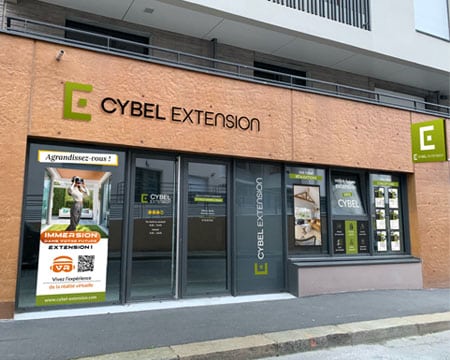 vitrine agence cybel extension